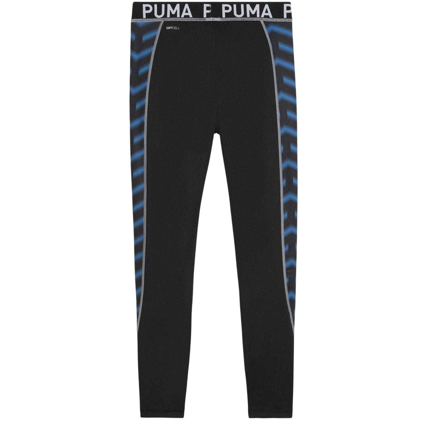 Navy-Orange - Back - Puma Womens-Ladies Blaze Training Tights