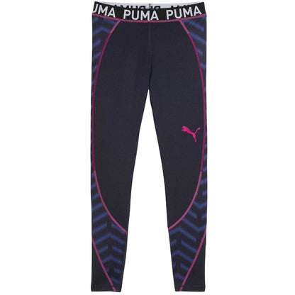 Black-Blue - Front - Puma Womens-Ladies Blaze Training Tights