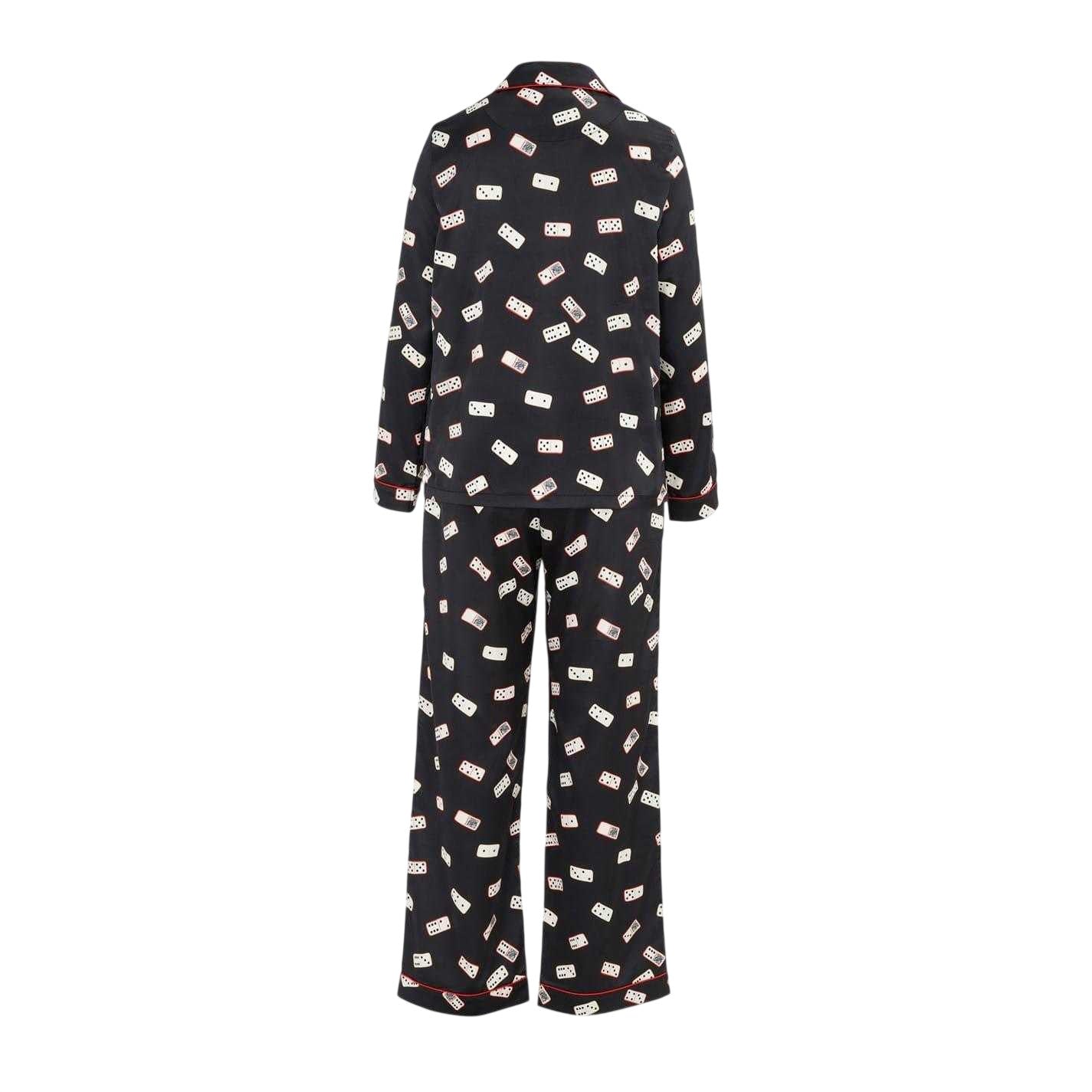 Animalier - Back - Biba Womens-Ladies All-Over Print Pyjama Set