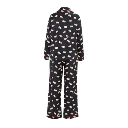 Animalier - Back - Biba Womens-Ladies All-Over Print Pyjama Set