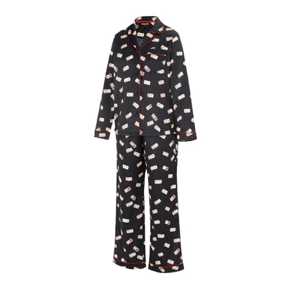 Animalier - Front - Biba Womens-Ladies All-Over Print Pyjama Set