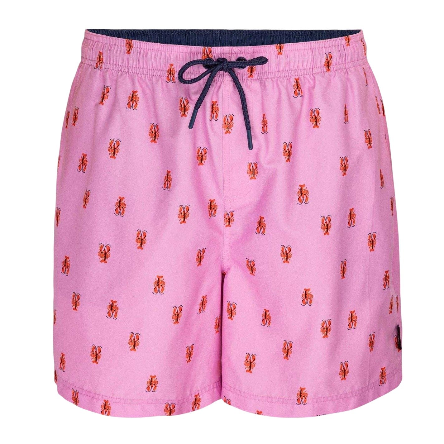Pink - Front - Hot Tuna Mens Floral Swim Shorts