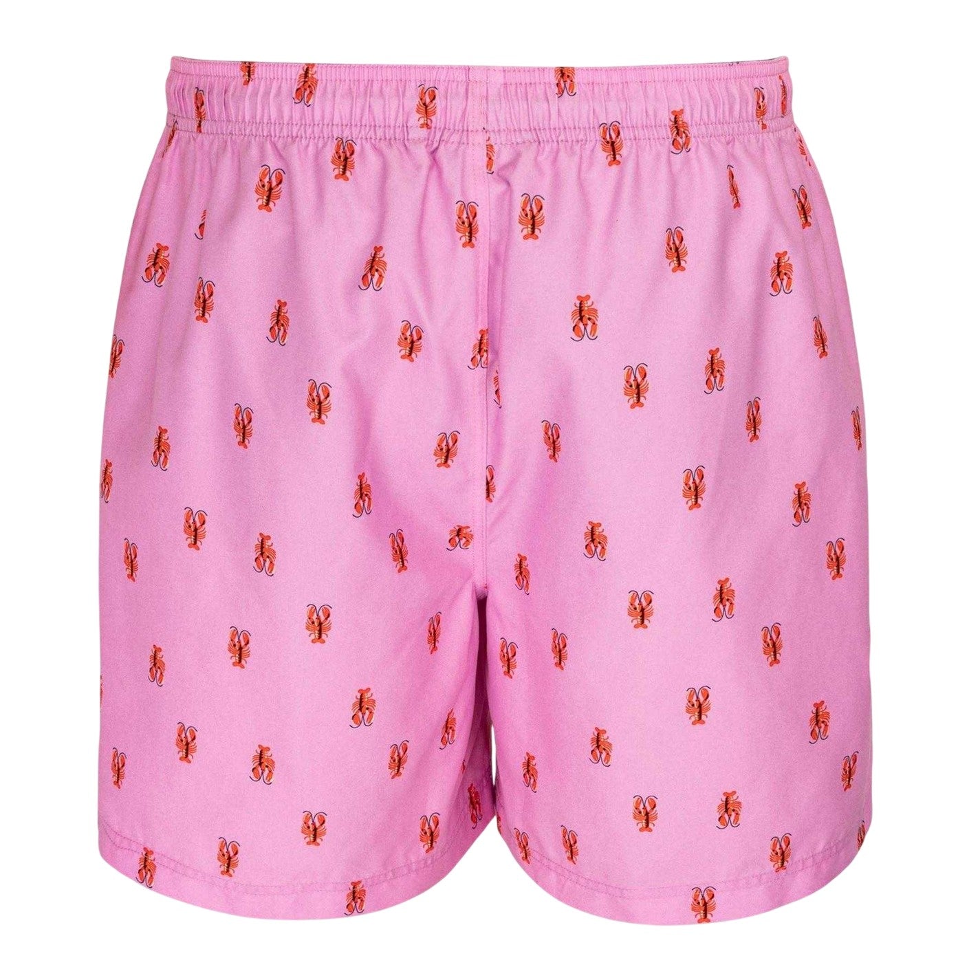 Pink - Back - Hot Tuna Mens Floral Swim Shorts