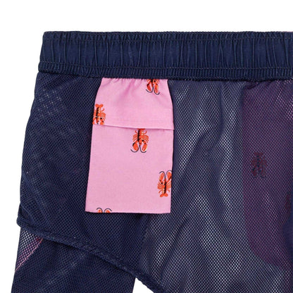 Pink - Lifestyle - Hot Tuna Mens Floral Swim Shorts