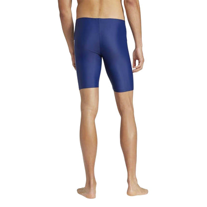 Dark Blue-White - Back - Adidas Mens Primeblue 3 Stripes Swimming Trunks