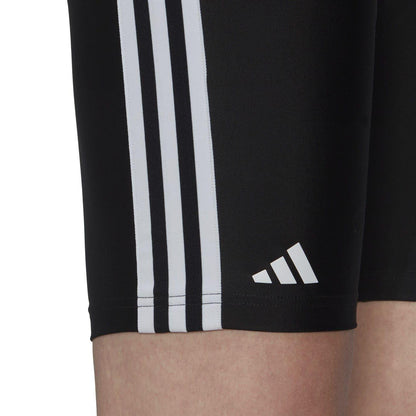 Black - Side - Adidas Mens Primeblue 3 Stripes Swimming Trunks