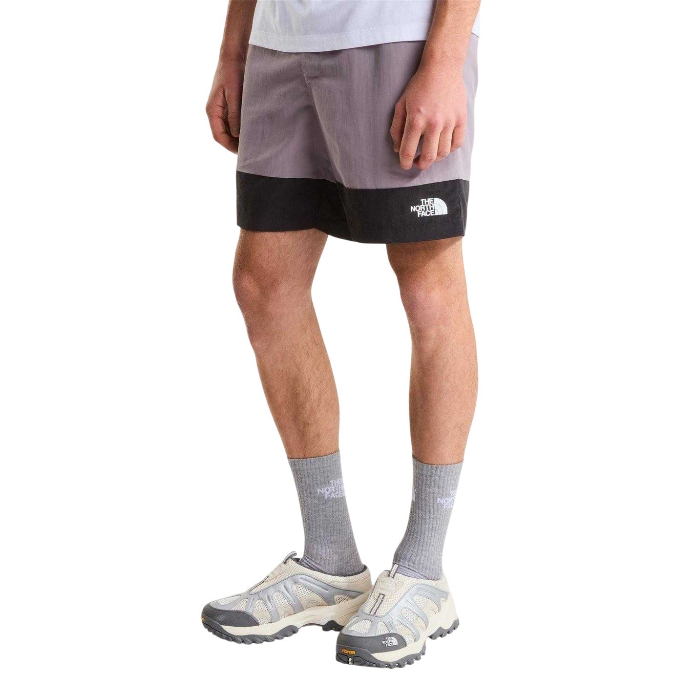 Transparent Grey - Side - The North Face Mens Colour Block Swim Shorts