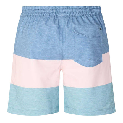 Abuba Blue - Back - Hurley Mens Colour Block Relaxed Fit Swim Shorts