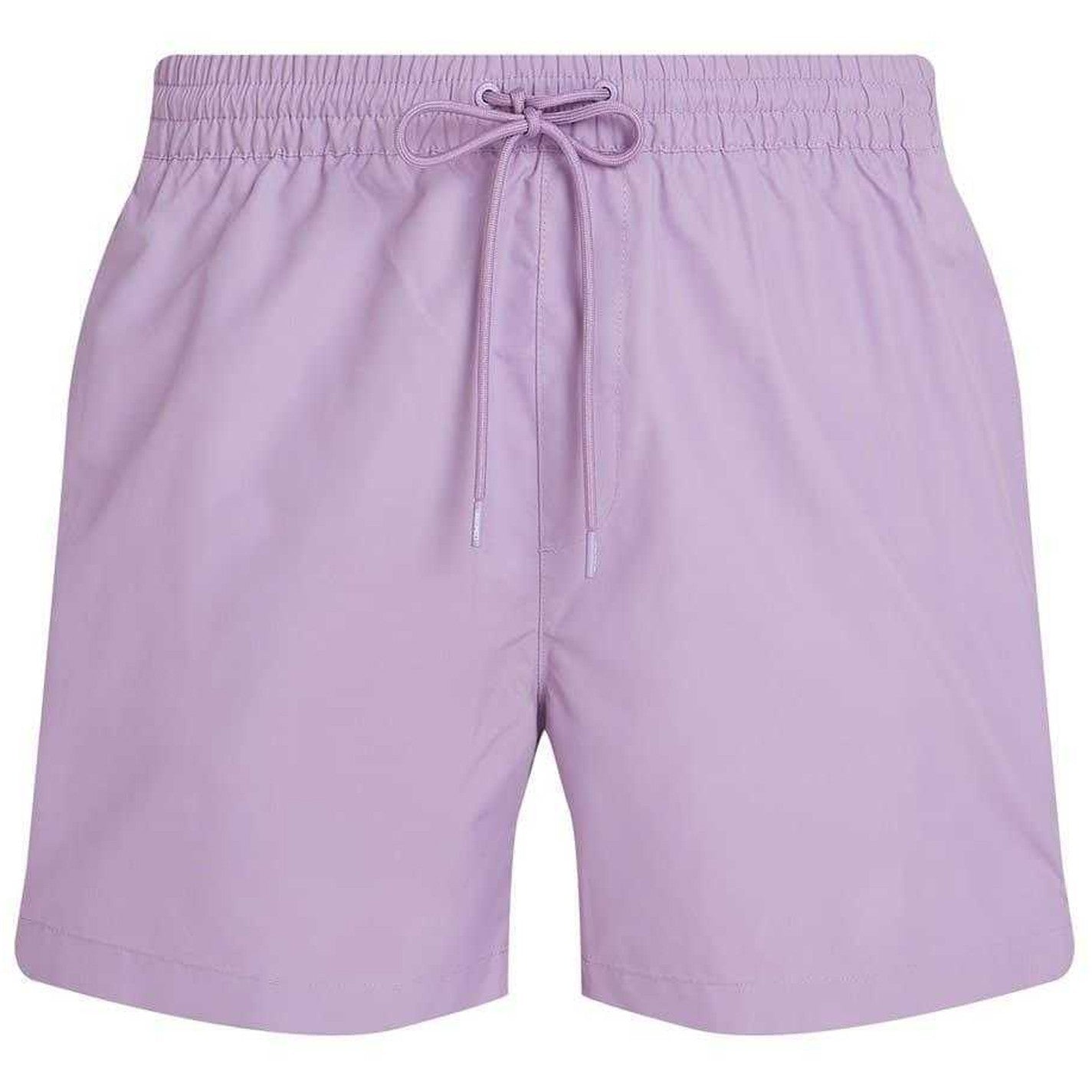 Quartz Purple - Front - Calvin Klein Mens Tape Swim Shorts