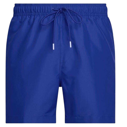 Blue - Front - Calvin Klein Mens Tape Swim Shorts