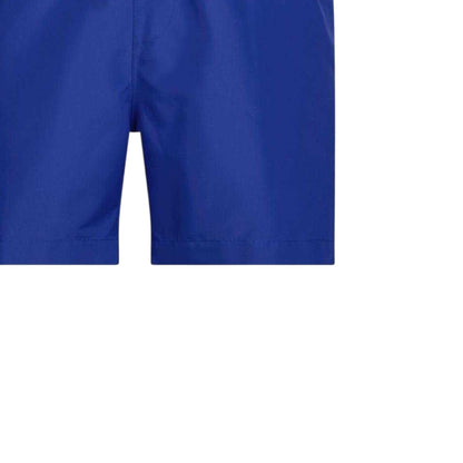 Blue - Side - Calvin Klein Mens Tape Swim Shorts