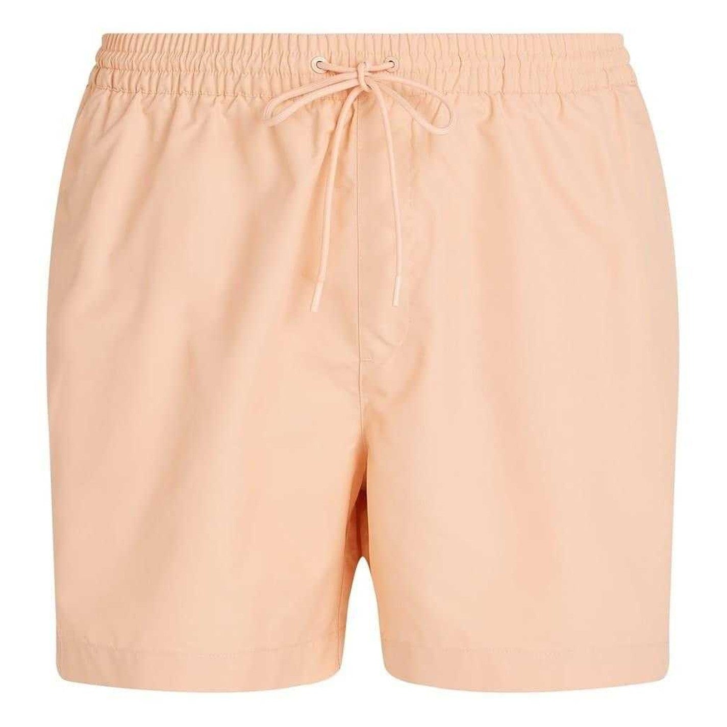 Cream - Front - Calvin Klein Mens Tape Swim Shorts