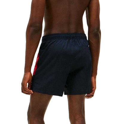 Desert Sky - Back - Tommy Hilfiger Mens Archive Colour Block Swim Shorts