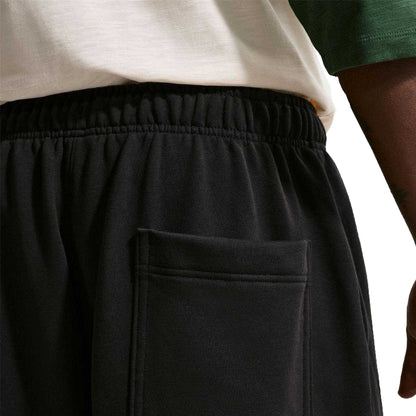 Black - Side - Nike Mens Fleece Club Oversized Shorts