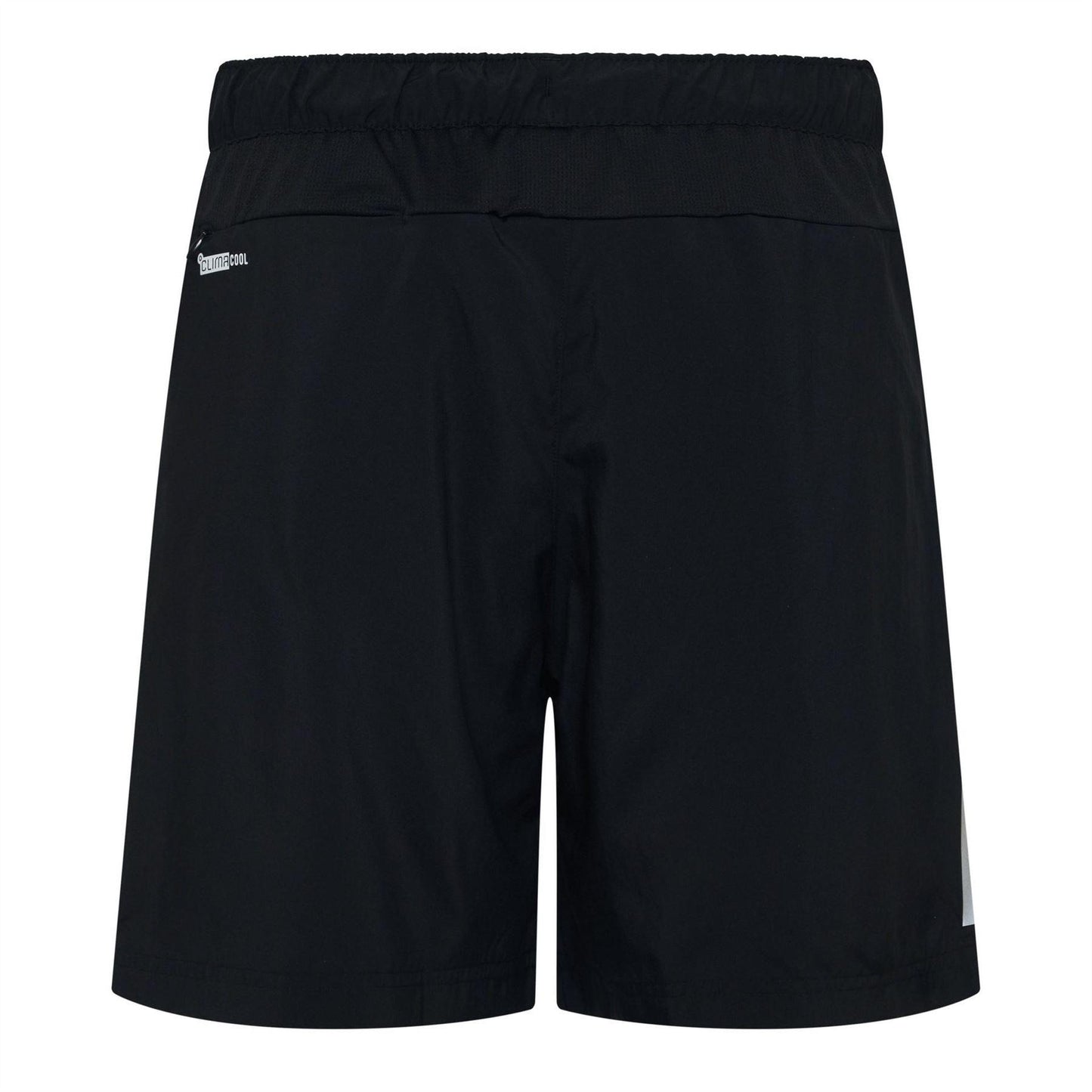 Black - Back - Adidas Mens 3 Stripes Shorts