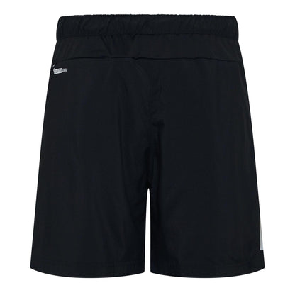 Black - Back - Adidas Mens 3 Stripes Shorts