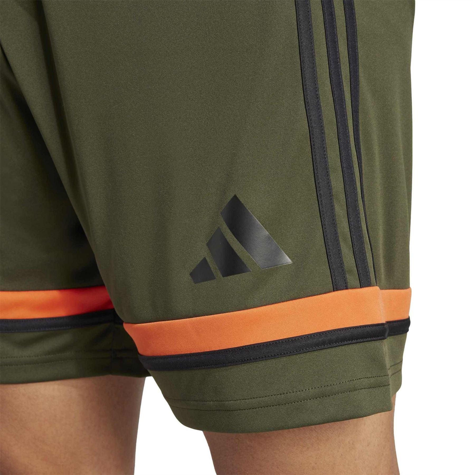 Green - Side - Adidas Mens Squadra 25 Shorts