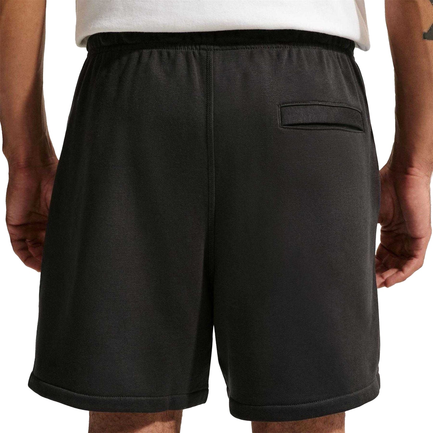 Black - Back - Nike Mens Club Flow Shorts
