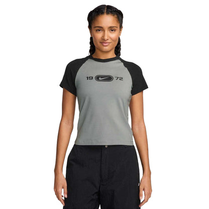 Light Smoke Grey - Front - Nike Womens-Ladies NSW T-Shirt