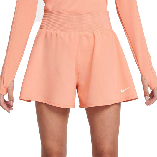Apricot Agate - Front - Nike Girls Dri-FIT Logo Shorts