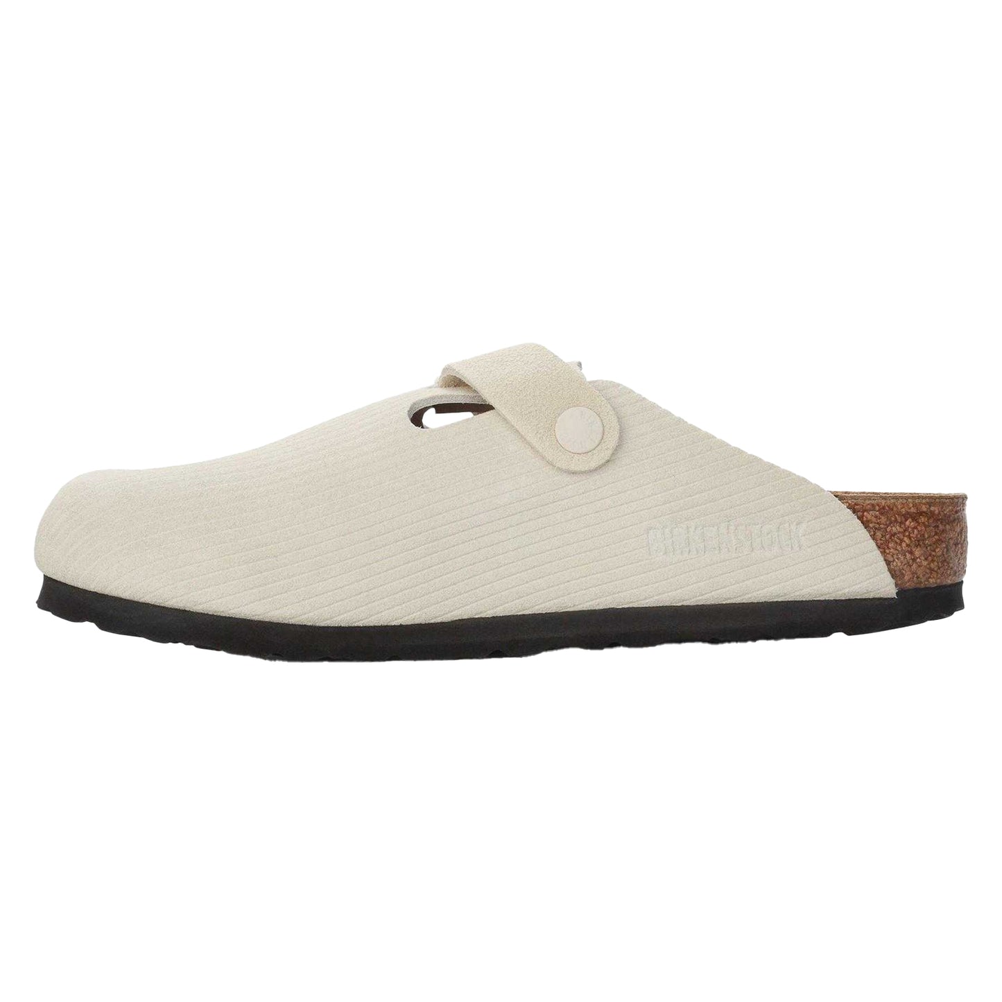 White - Back - Birkenstock Womens-Ladies Boston Sandals