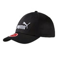 Black - Front - Puma Essential Logo Baseball Cap