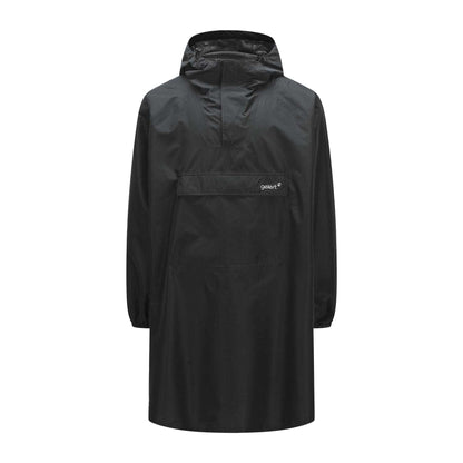 Black - Front - Gelert Mens Hooded Waterproof Long Length Poncho