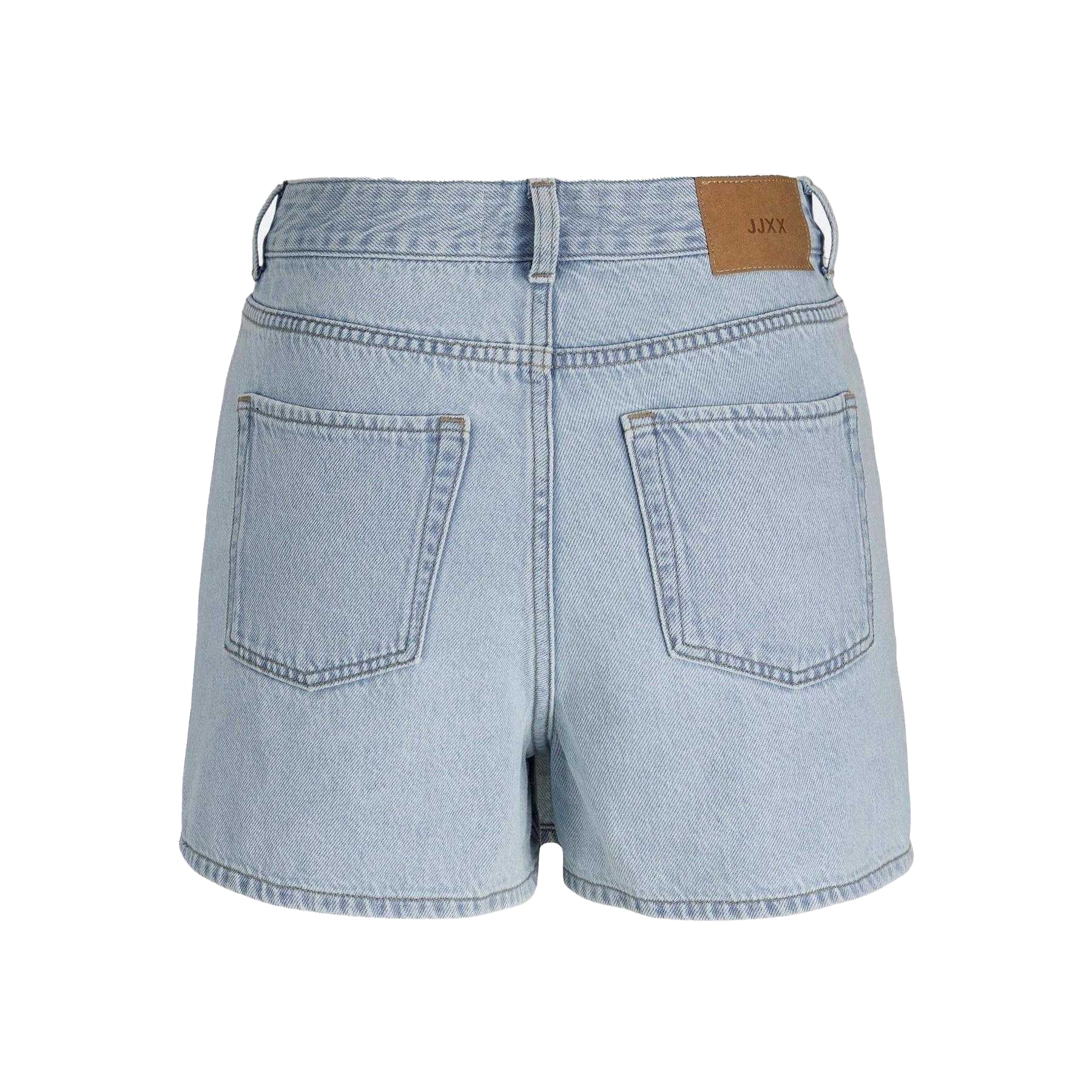 Light Blue - Back - JJXX Womens-Ladies Greta Denim High Waist Mini Skirt