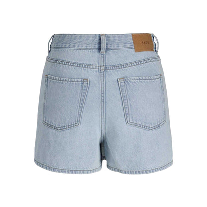 Light Blue - Back - JJXX Womens-Ladies Greta Denim High Waist Mini Skirt