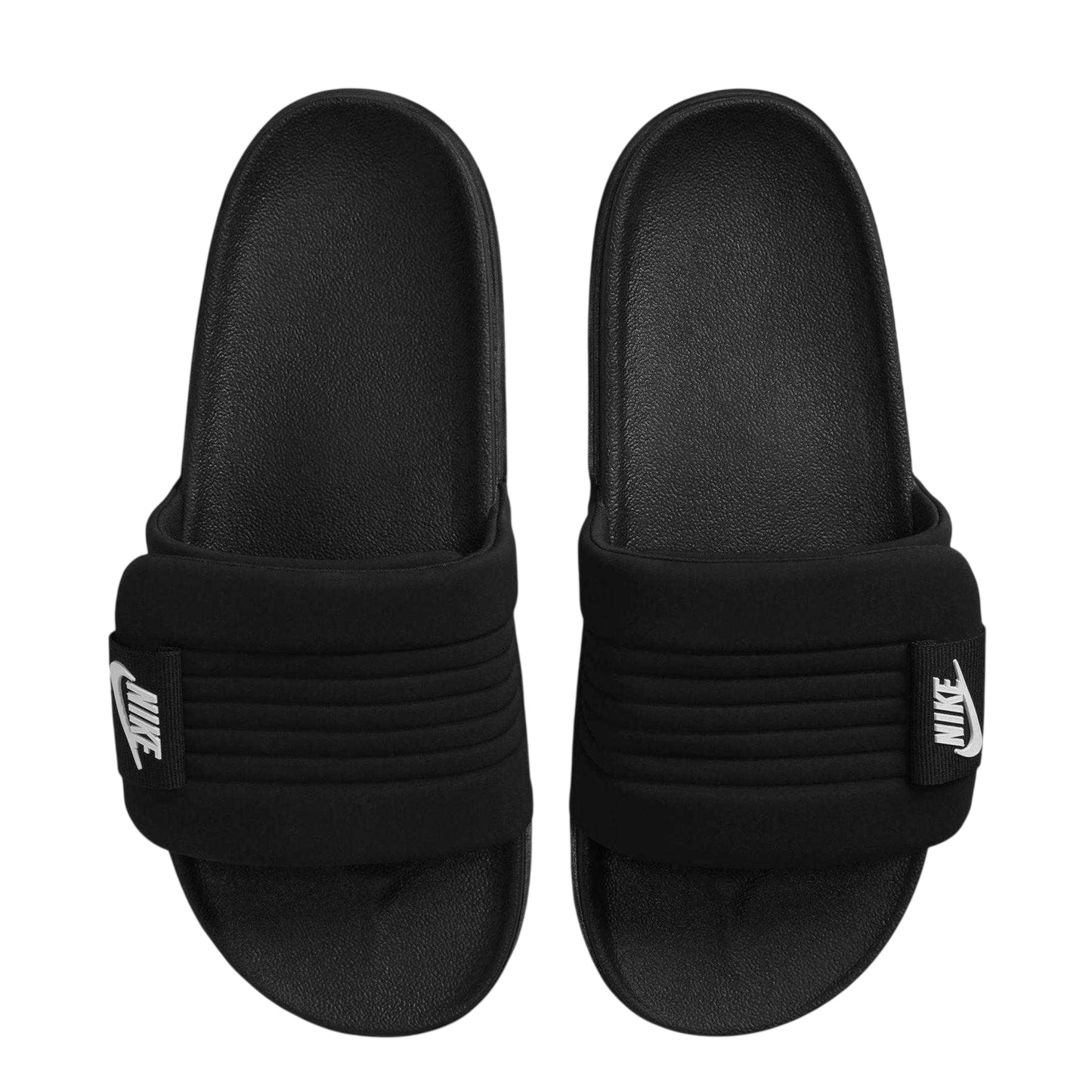 Black-White - Side - Nike Unisex Adult Offcourt Open Toe Sliders