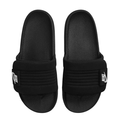 Black-White - Side - Nike Unisex Adult Offcourt Open Toe Sliders