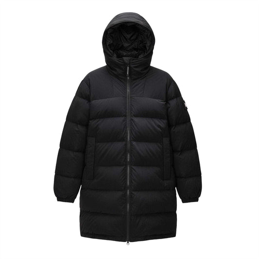 Black - Front - Weekend Offender Mens Sapporo Down Jacket