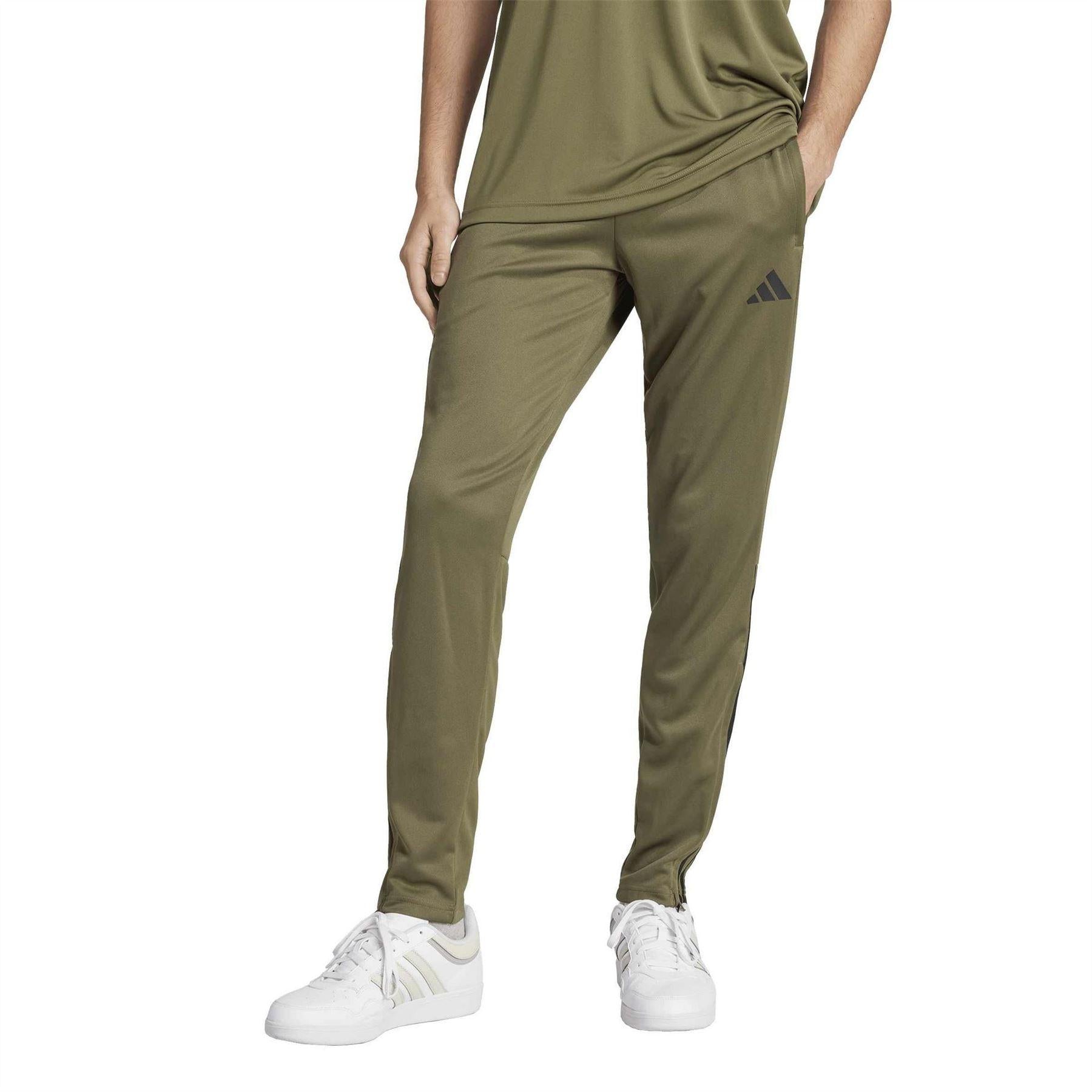 Olive Strata - Lifestyle - Adidas Mens Sereno Aeroready Tracksuit Bottoms
