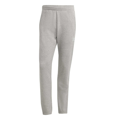 Medium Grey - Front - Adidas Mens Trefoil Essentials Heather Joggers