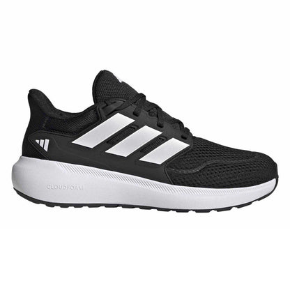 Black-White - Front - Adidas Womens-Ladies Low Cut Trainers