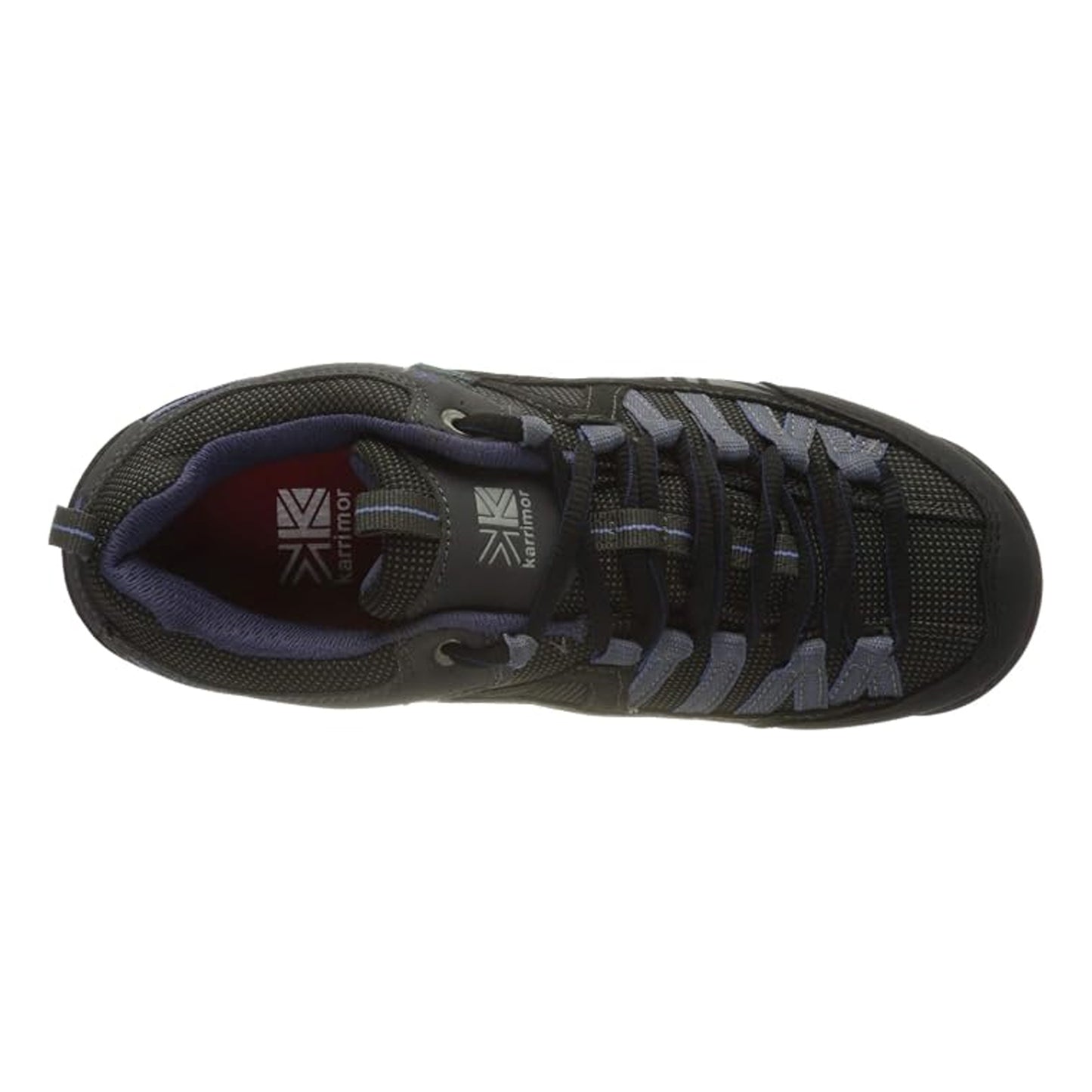 Black - Side - Karrimor Womens-Ladies Leather Spikes Trainers