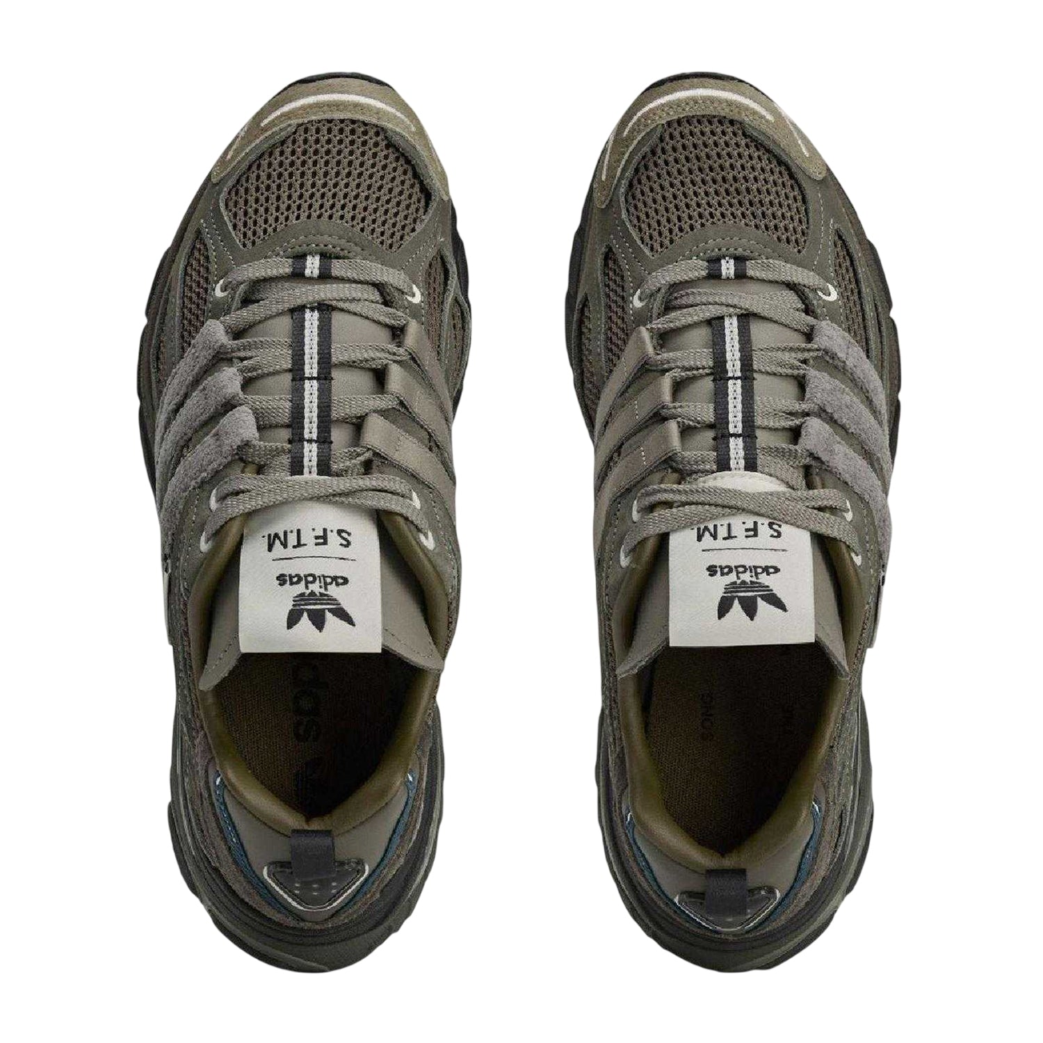 Chocolate - Side - Adidas Mens Originals Cushion STFM Trainers