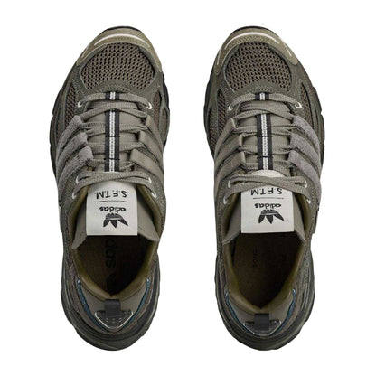 Chocolate - Side - Adidas Mens Originals Cushion STFM Trainers