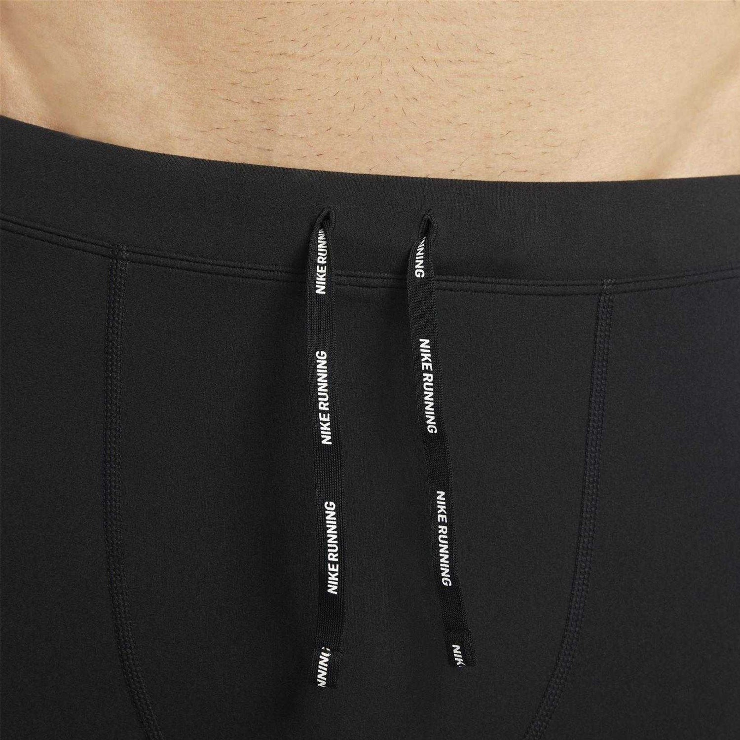 Black - Side - Nike Mens Repel Running Tights