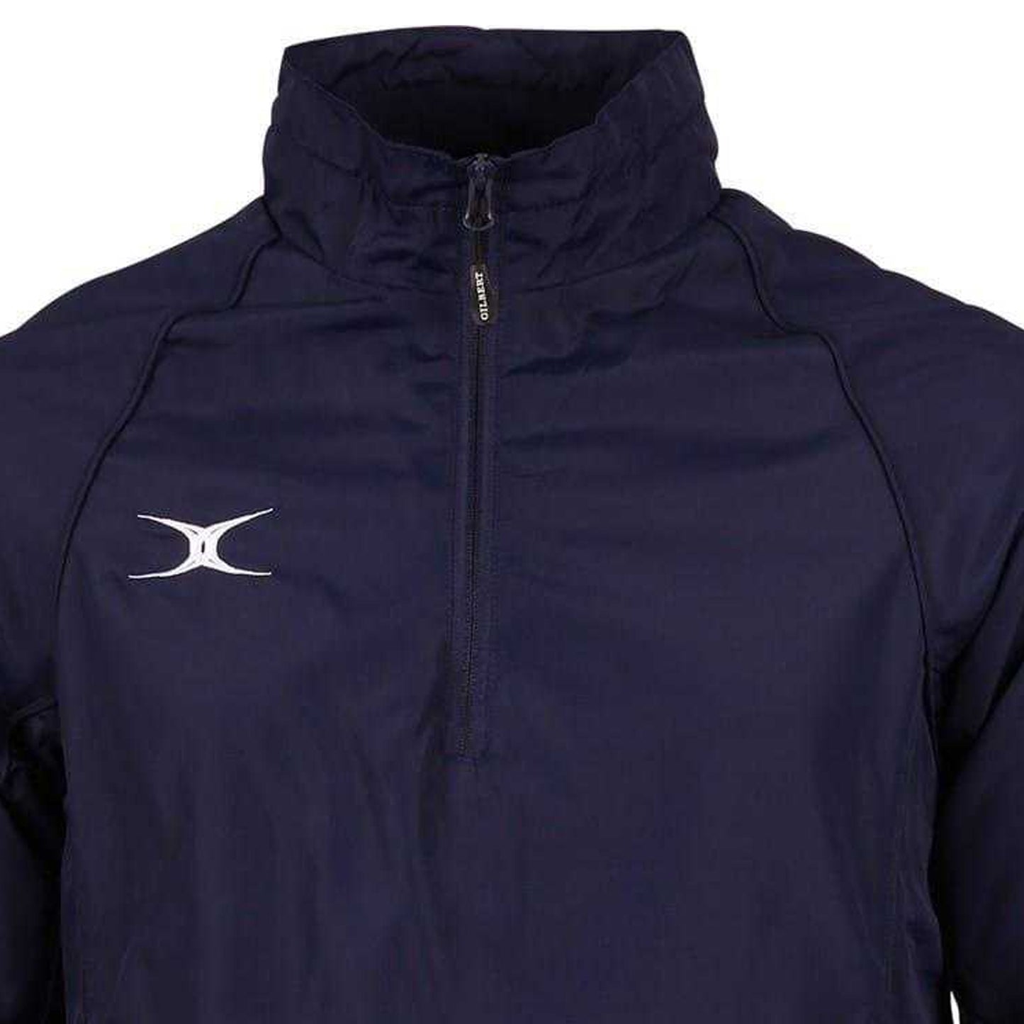 Navy - Back - Gilbert Mens Tornado Half Zip Track Top