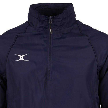 Navy - Back - Gilbert Mens Tornado Half Zip Track Top