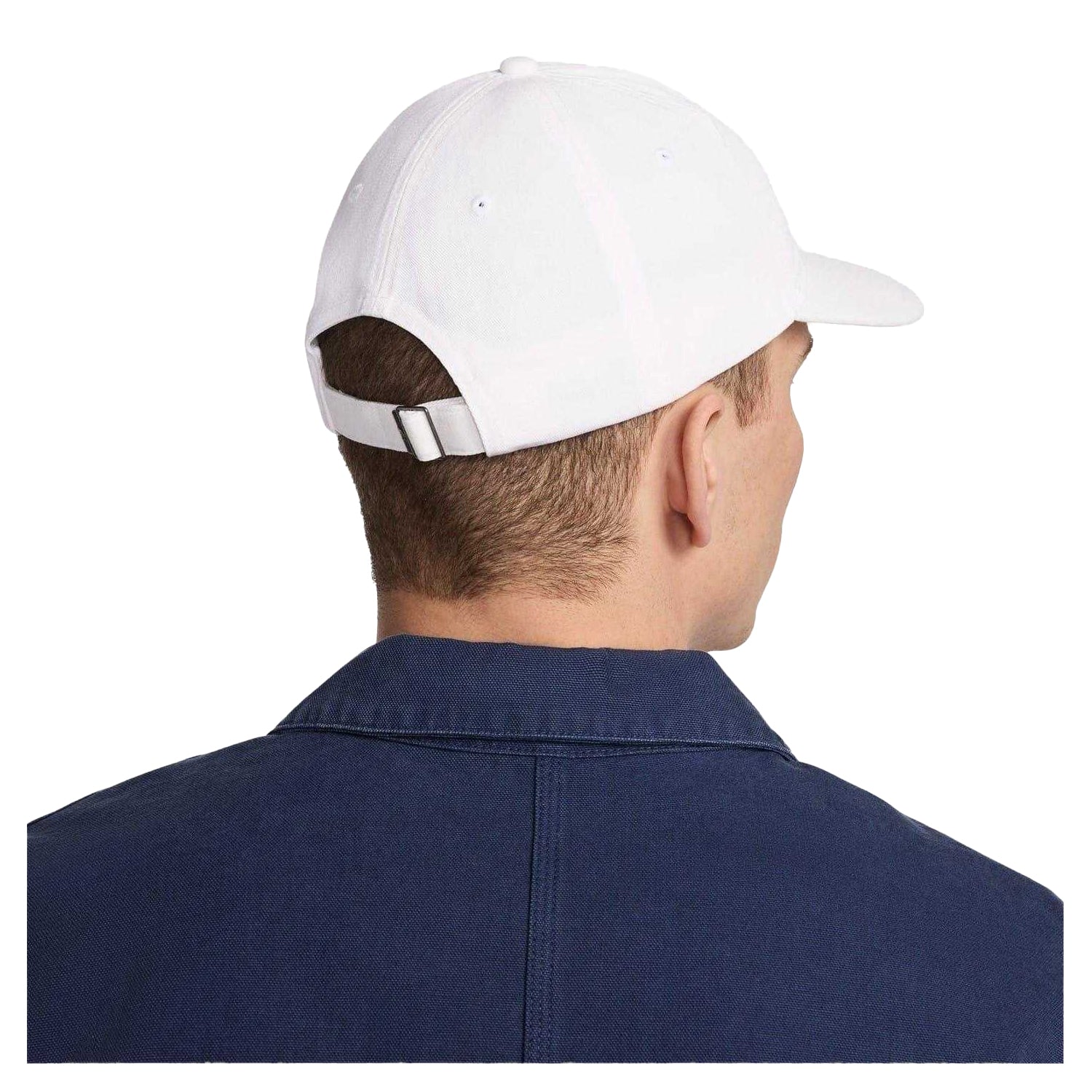White - Back - Nike Unisex Adult Dunk Embroidered Patch Baseball Cap