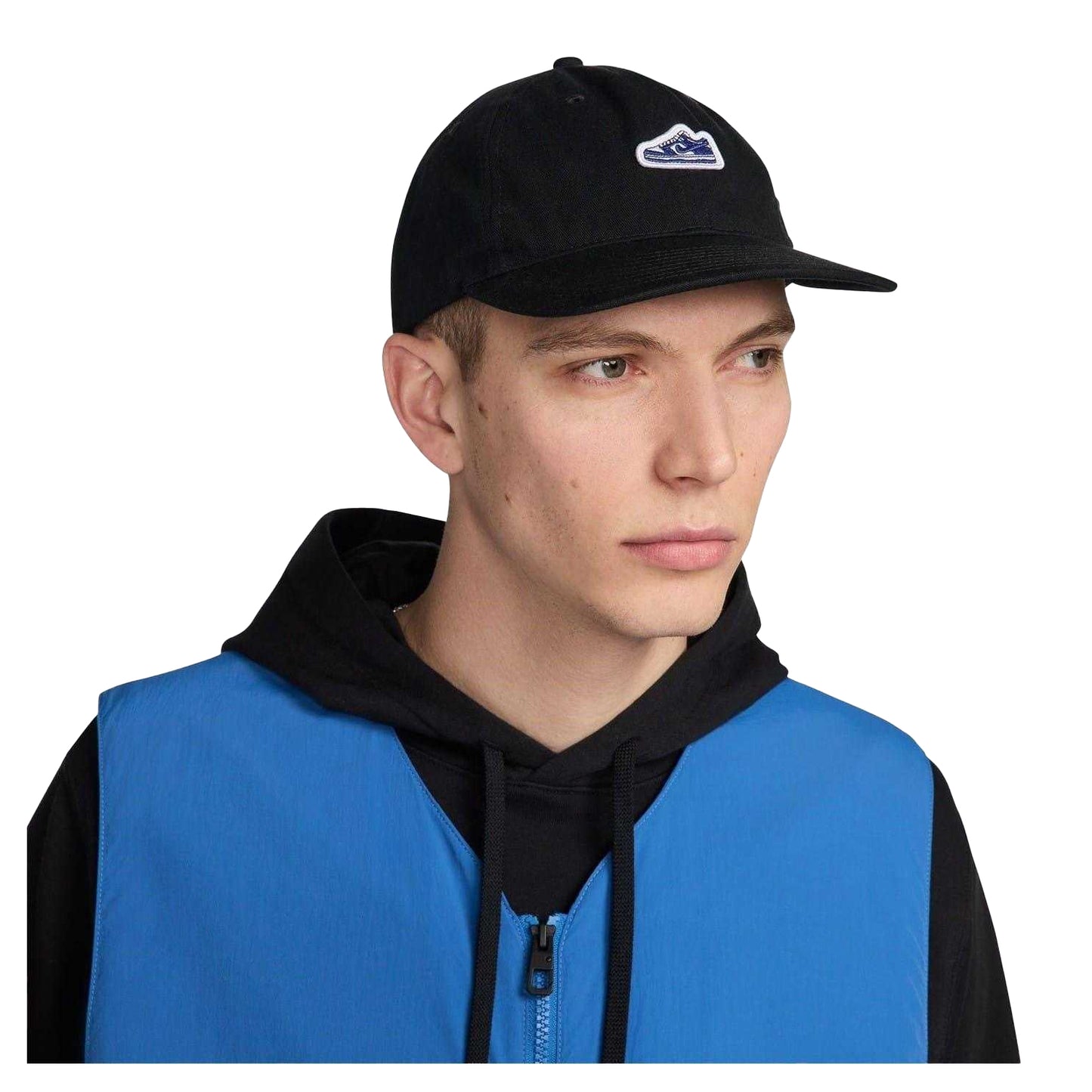 Black - Front - Nike Unisex Adult Dunk Embroidered Patch Baseball Cap