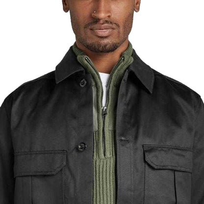Dark Black - Back - G-Star Unisex Adult Relaxed Fit Overshirt