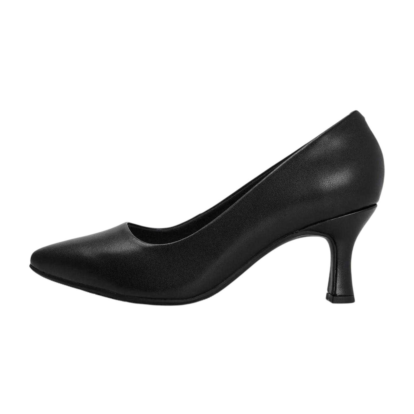 Black - Back - Clarks Womens-Ladies Kataleyna Leather Stiletto Heel Court Shoes