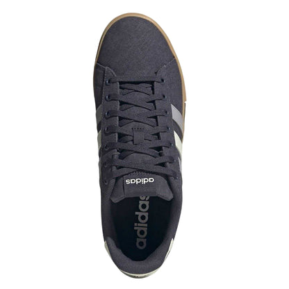 Shadow Blue - Lifestyle - Adidas Womens-Ladies Daily 4.0 Canvas Trainers