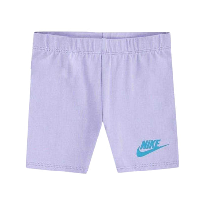 Hydrangea - Side - Nike Girls Camper Striped T-Shirt & Shorts Set