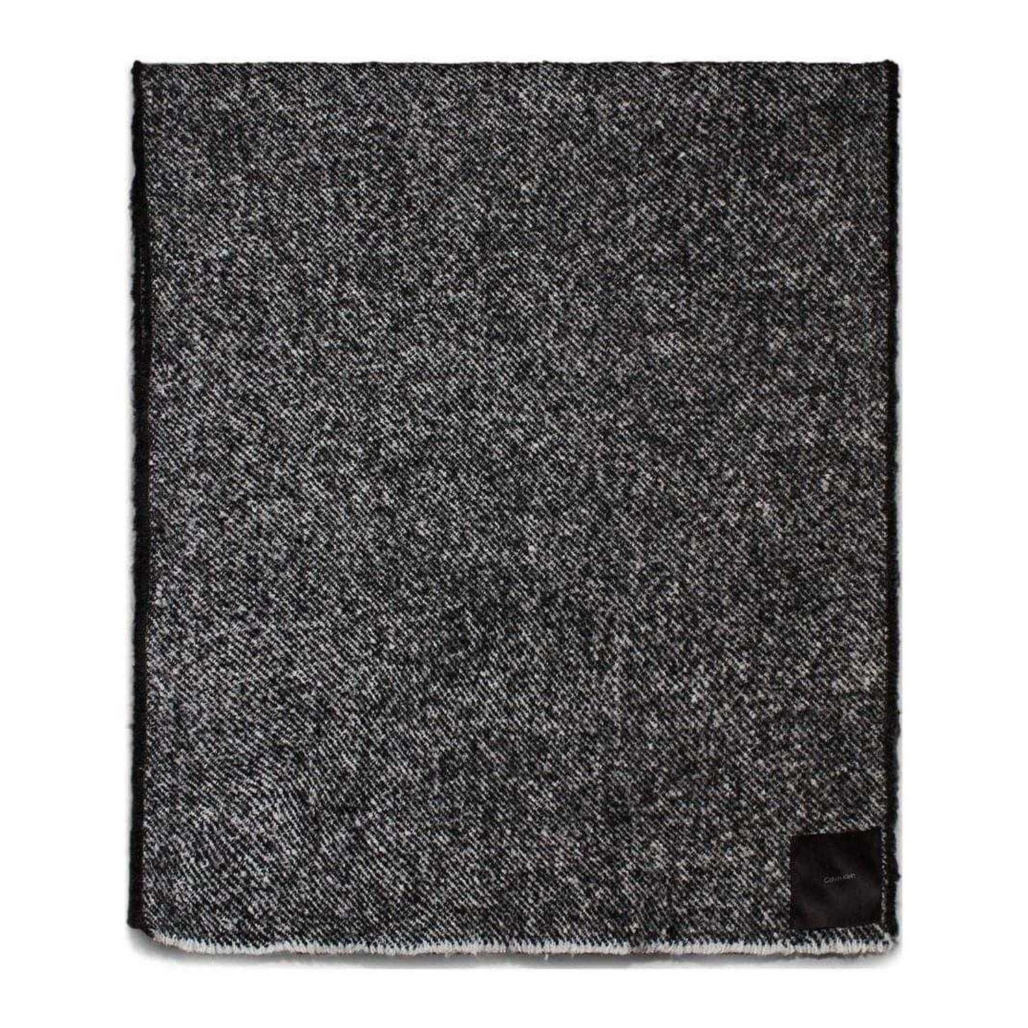 Black-White - Back - Calvin Klein Wool Blend Scarf