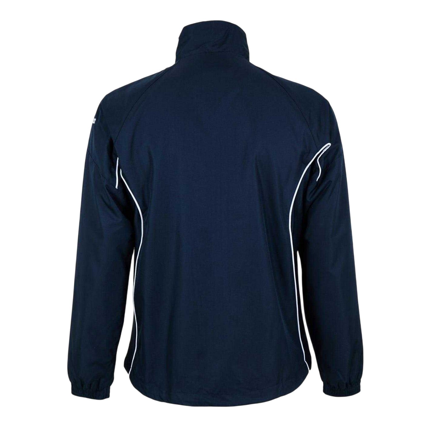 Navy - Back - Gilbert Womens-Ladies Funnel Neck Raglan Track Jacket