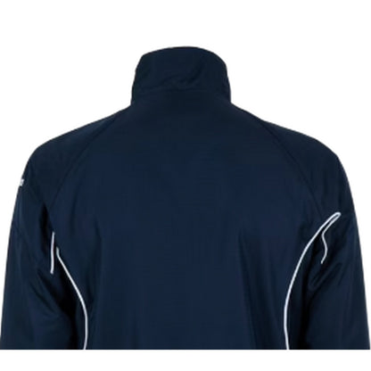 Navy - Lifestyle - Gilbert Womens-Ladies Funnel Neck Raglan Track Jacket
